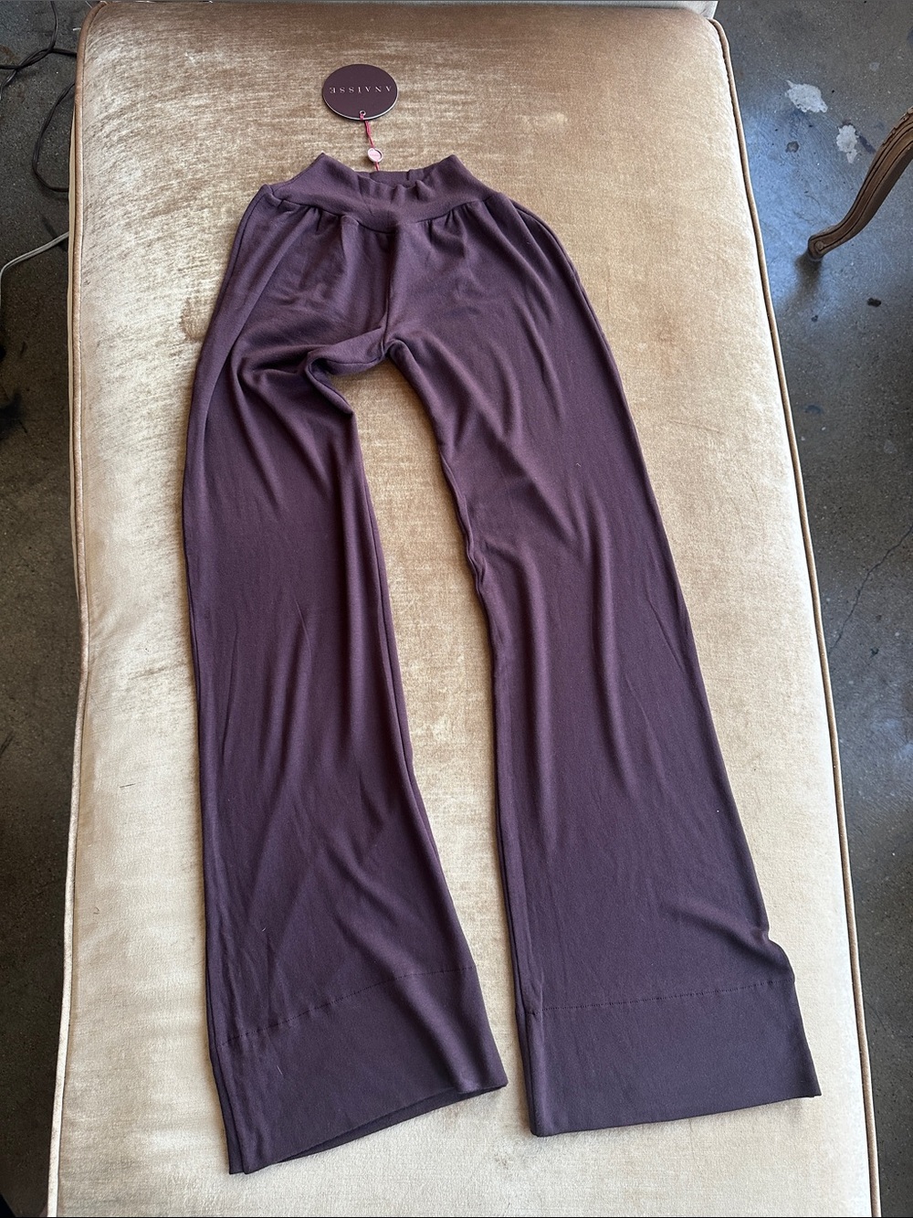 Super Soft Natural Fabric Austria Made locally in Los Angeles Chocolate Color